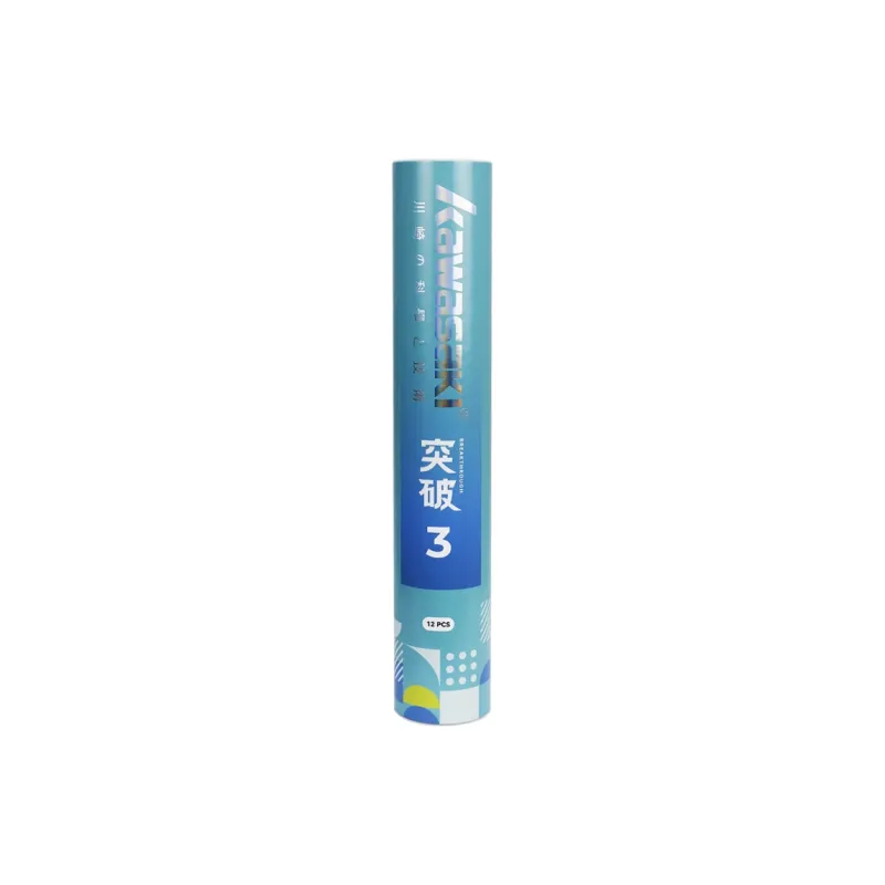 Kawasaki Breakthrough 3 Goose Feather Shuttlecock 12 Pack Goose Feather All Round Goose Feather Indoor Shuttlecocks-0