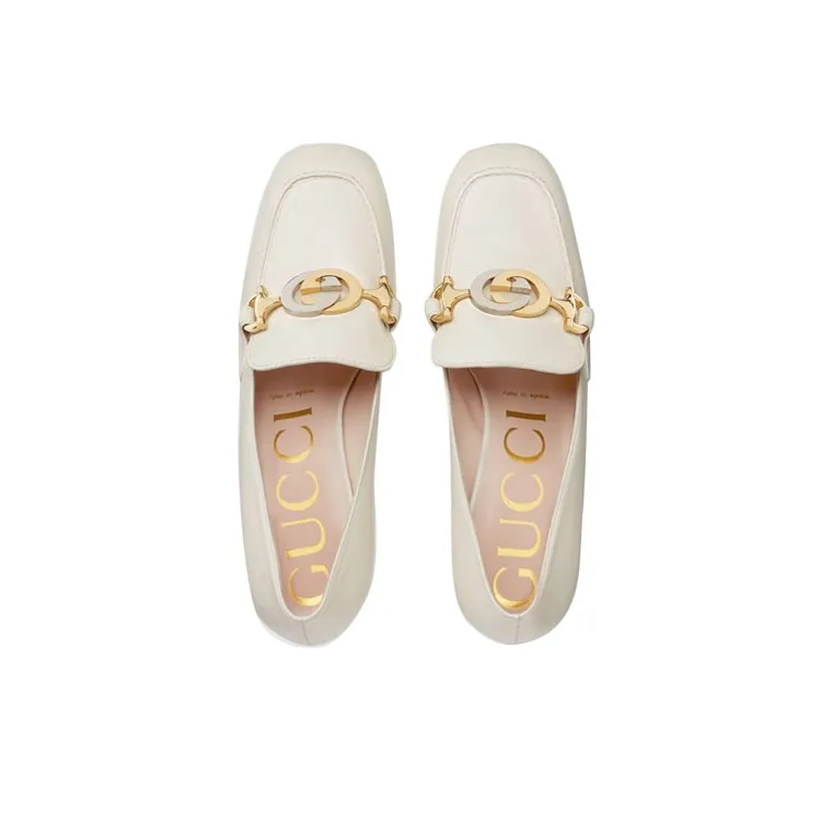 GUCCI Zumi Block Heel Loafers-2