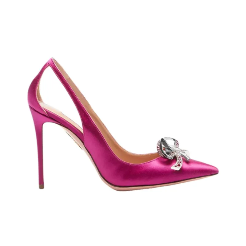 AQUAZZURA Slim Heel High Heels 10.5cm Women's Purple-1