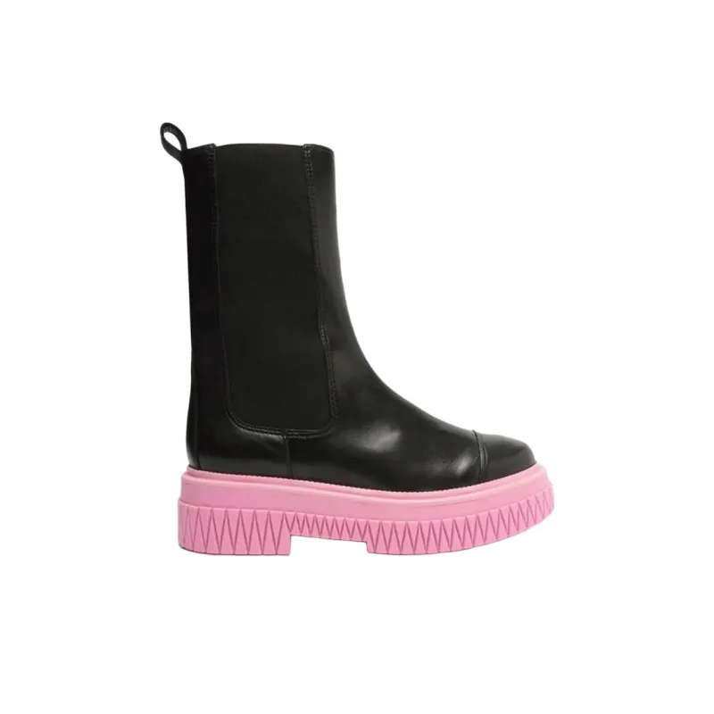 Schutz Short Chelsea Boots 5cm Women's Black-1