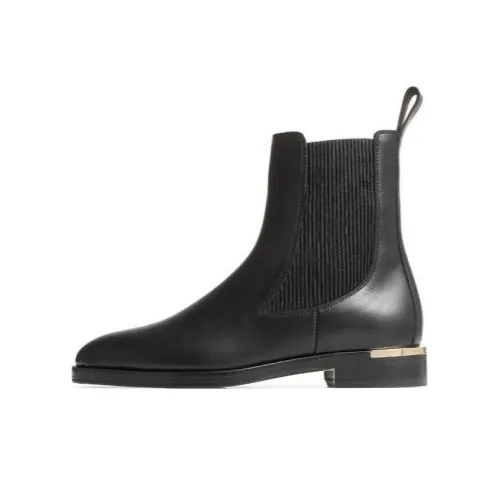 Jimmy Choo Short Chelsea Boots Women's Black