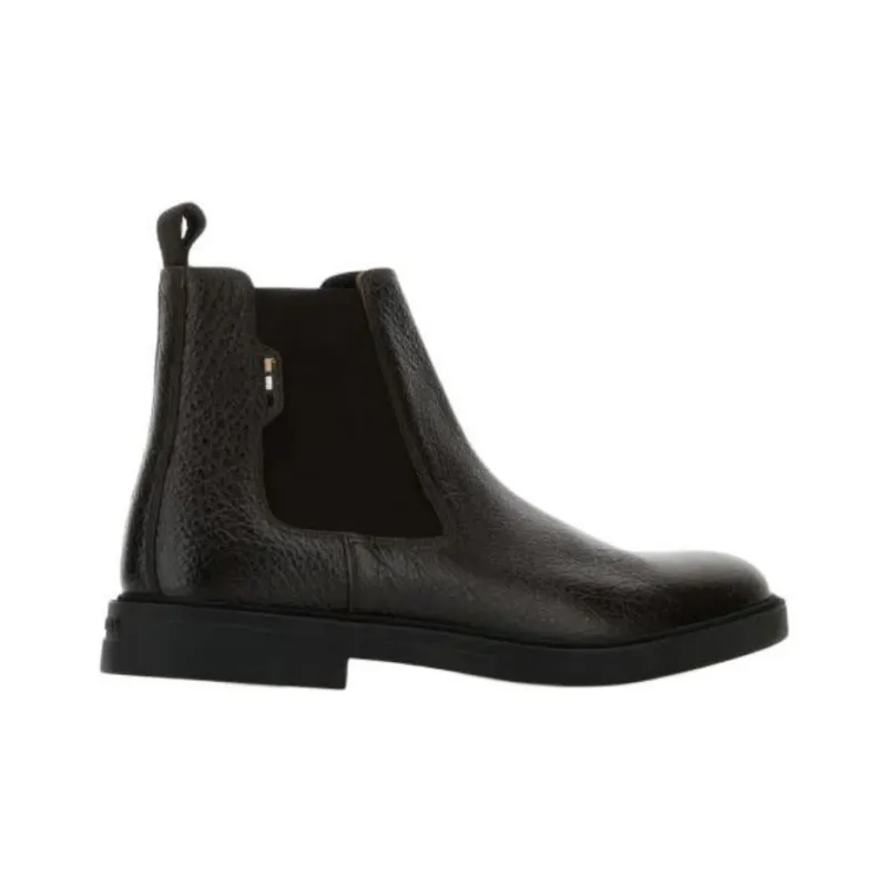 HUGO BOSS Calev Chelsea Boots Men Dark Brown-3