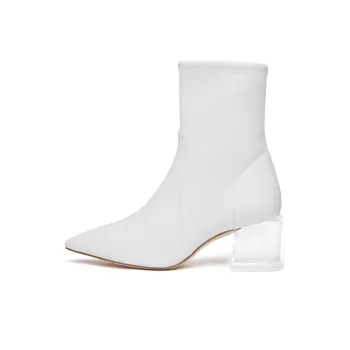 stuart weitzman Flareblock 60mm Leather Boots