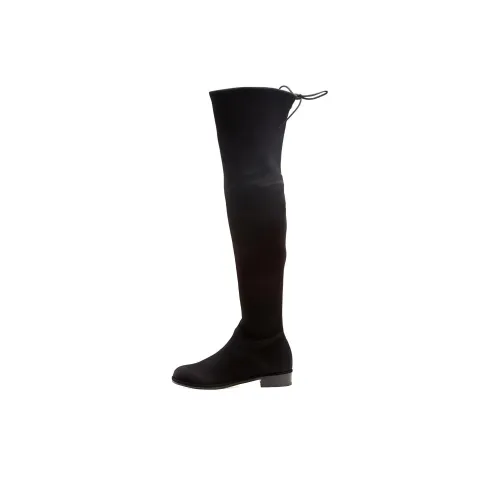 Stuart Weitzman/SW Lowland Suede Over the knee Boots Women's Black