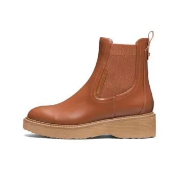 MICHAEL KORS Miller Short Chelsea Boots Women's Brown