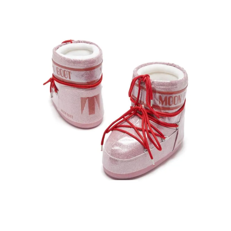 Moon Boot Icon Low Glitter Boots-2
