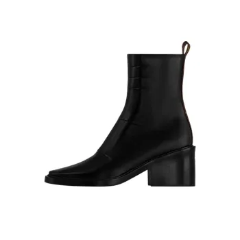 LOUIS VUITTON Jazz Ankle Boots 6cm Women's Black