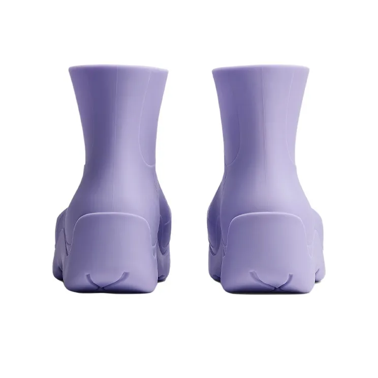 Bottega Veneta Puddle Ankle Boots Women's Light Purple-4