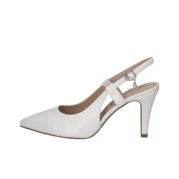 CAPRICE Effi Slim Heel High Heels 8.5cm Women's White