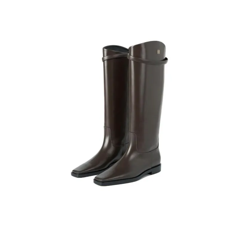 TOTEME Knee-high Boots Women's Coffee-3