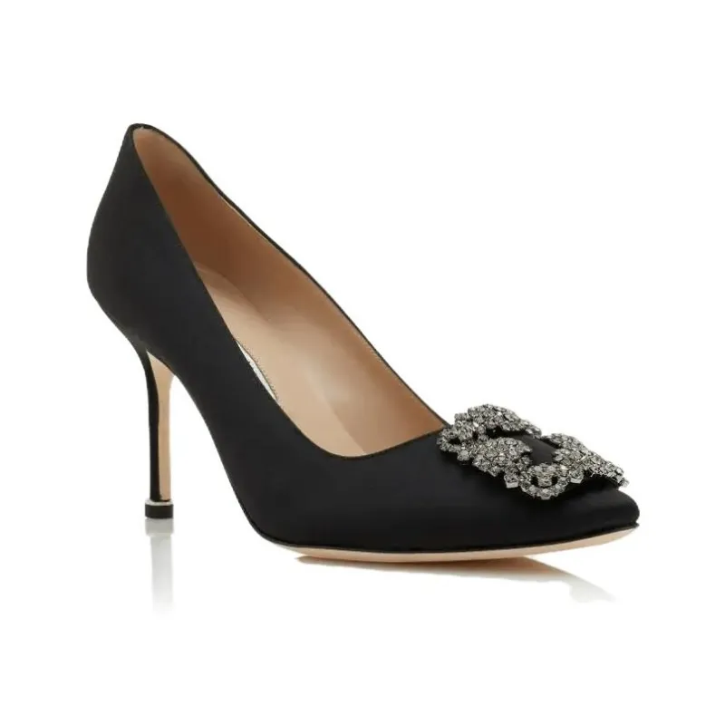 MANOLO BLAHNIK Hangisi Pointed Pumps-2