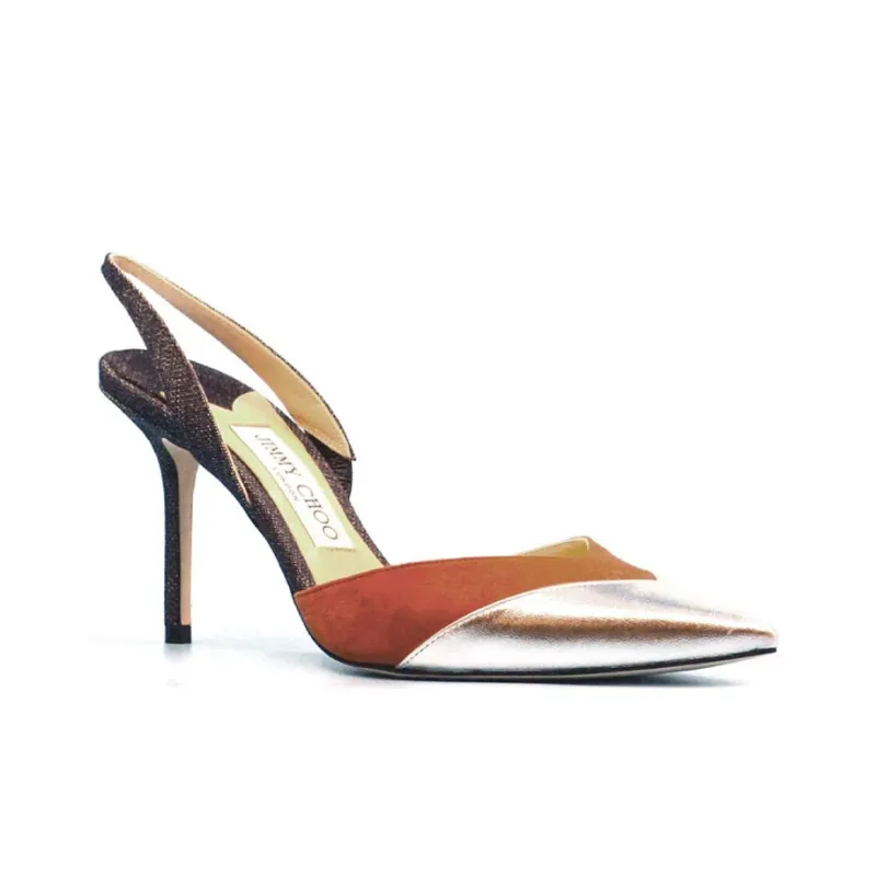 Jimmy Choo Thia 85 Slim Heel High Heels 8.5cm Women's Black, Red, Silver & Multicolor-2