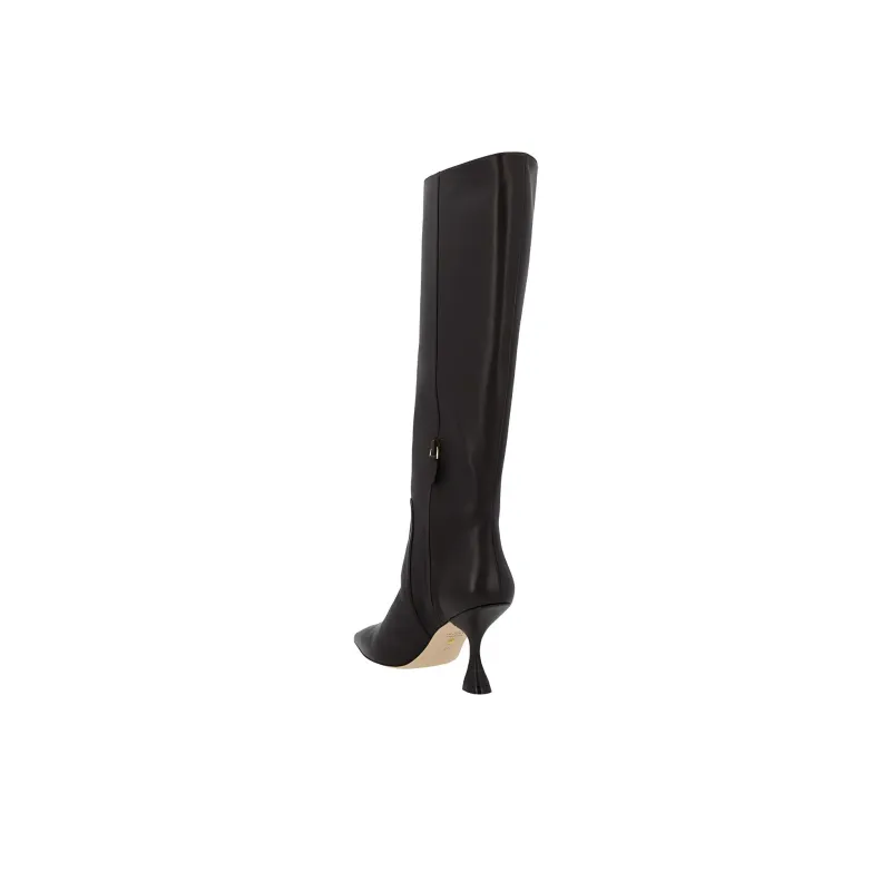 Stuart Weitzman/SW XCurve Knee-high Boots Women's Brown Black-2
