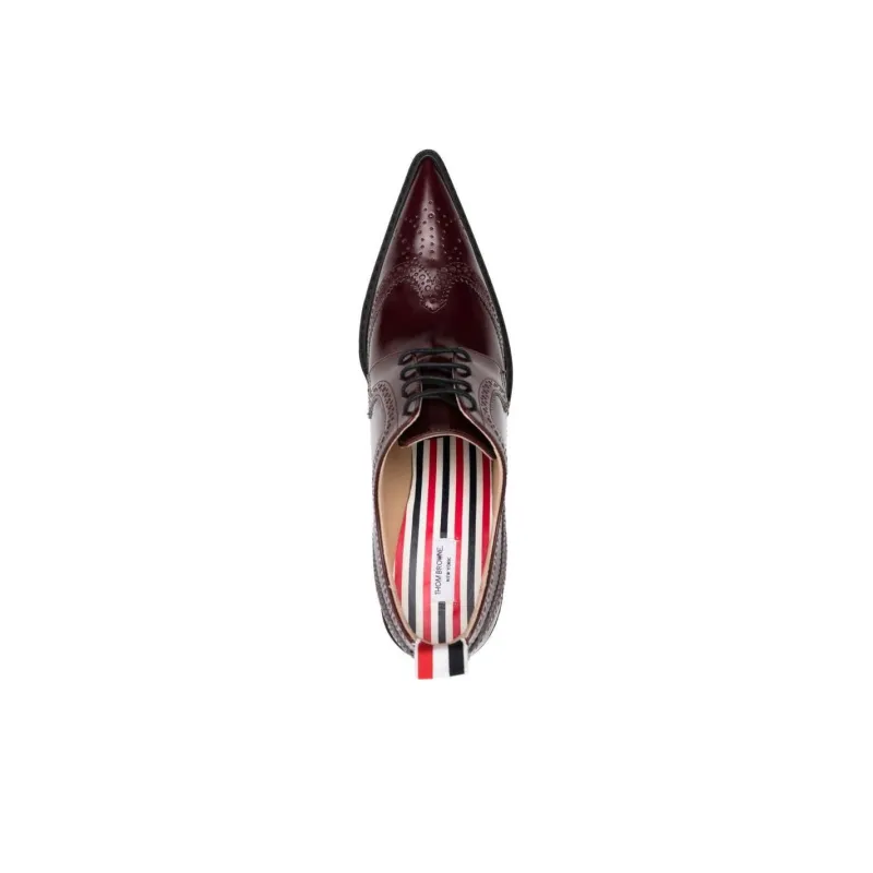THOM BROWNE Longwing Brogue Pumps-4