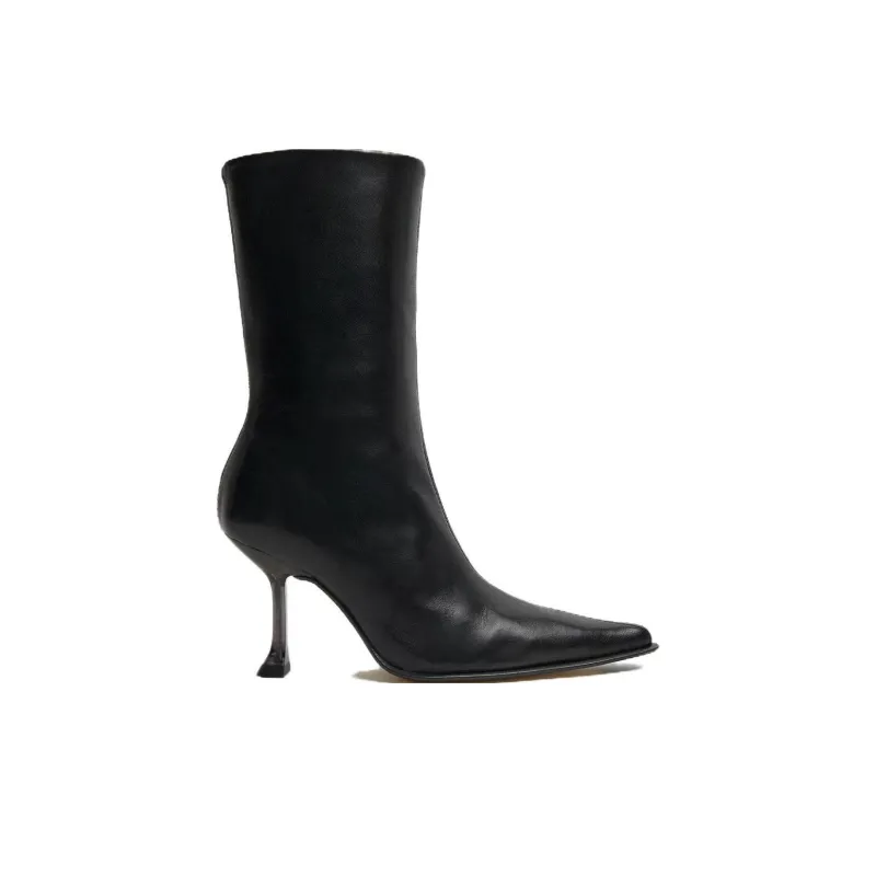 MIISTA Ankle Boots 9cm Women's Black-1