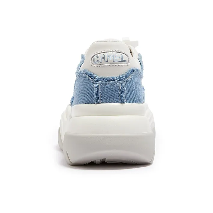 CAMEL Anti-Slip And Wear-Resistant Height Increasing Low-Top Skateboard Shoes Women's-16