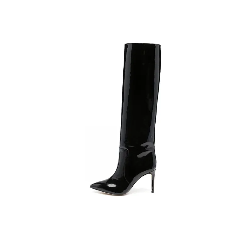 Paris Texas Knee-High Boots 9cm Women's Black-0