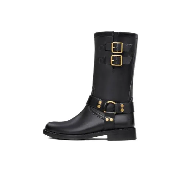 CELINE Ankle Boots 4cm Women's Black-0
