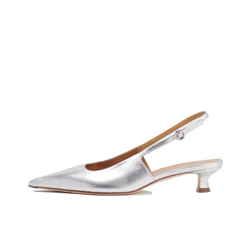 Aeyde Catrina 35mm Metallic-leather Pumps-0