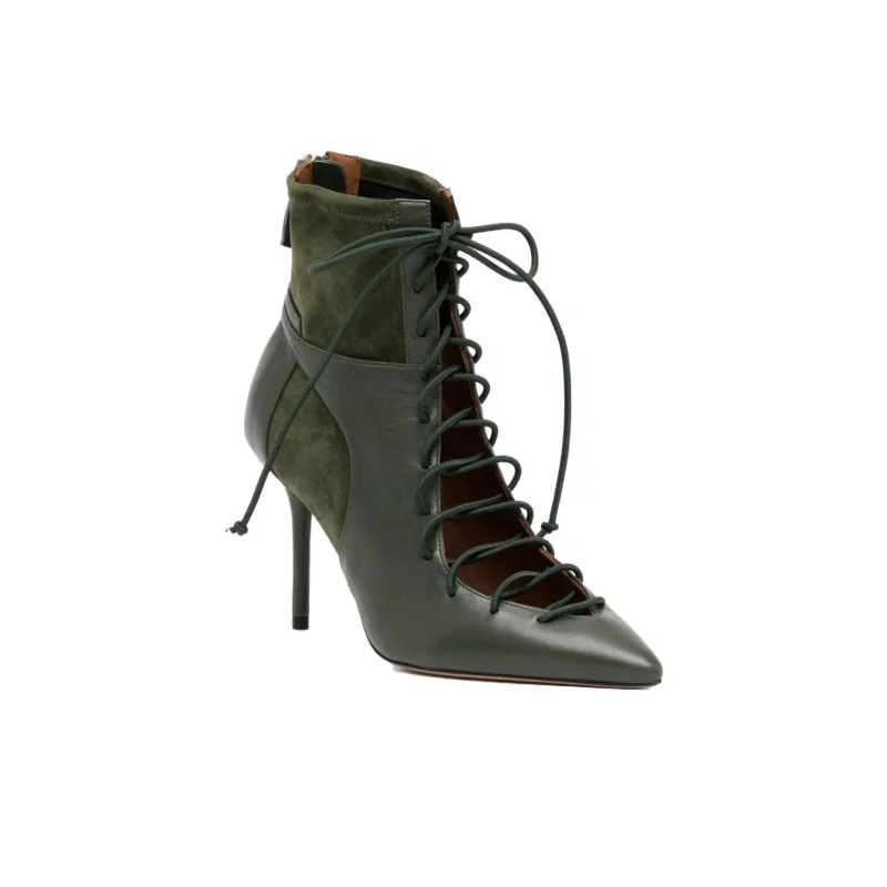 Malone Souliers Montana 85mm Panelled Lace-up Boots Women's-1