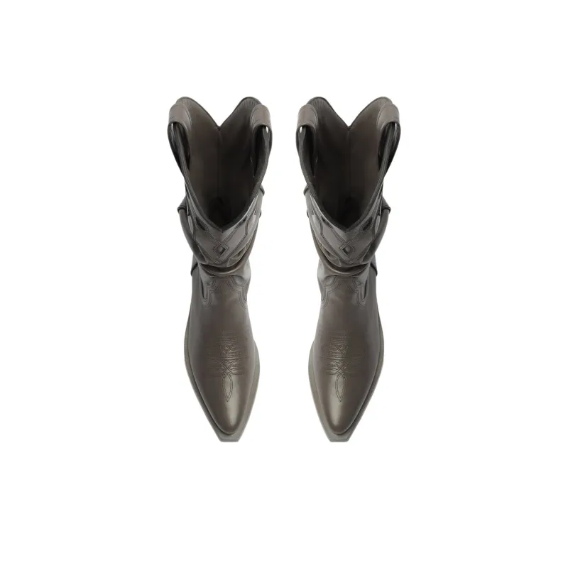 Schutz Zachy Ankle Boots 3cm Women's Chocolate-4