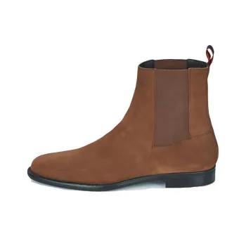 HUGO BOSS Short Chelsea Boots Men's Brown