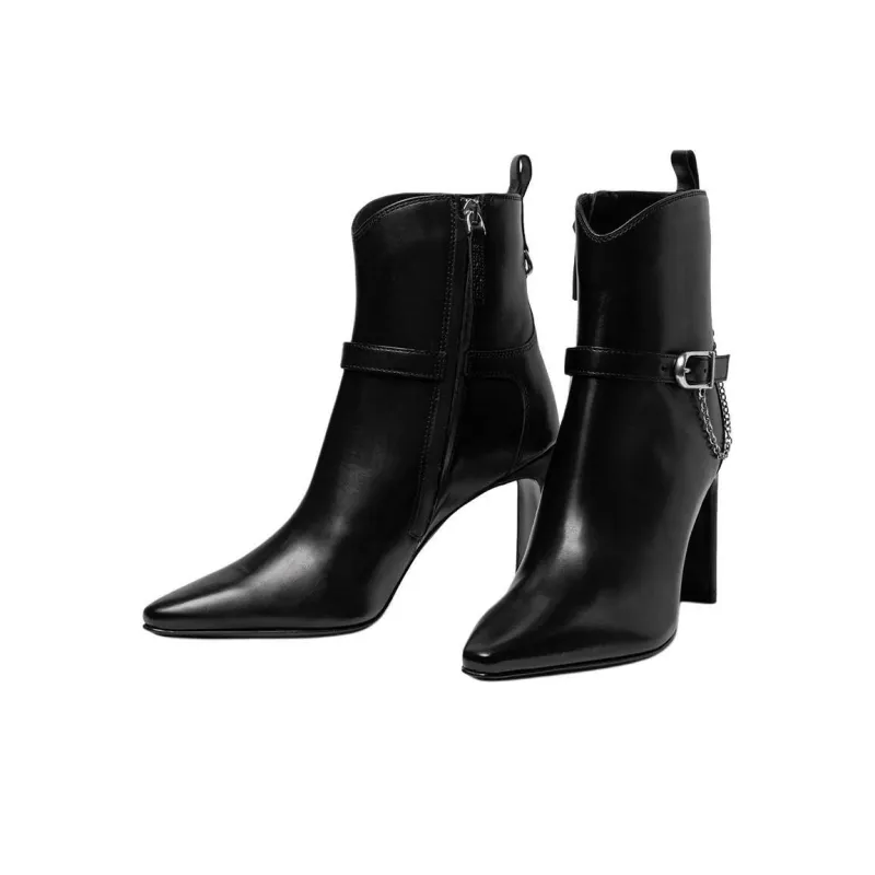 SARTORE Ankle Boots 9cm Women's Black-2