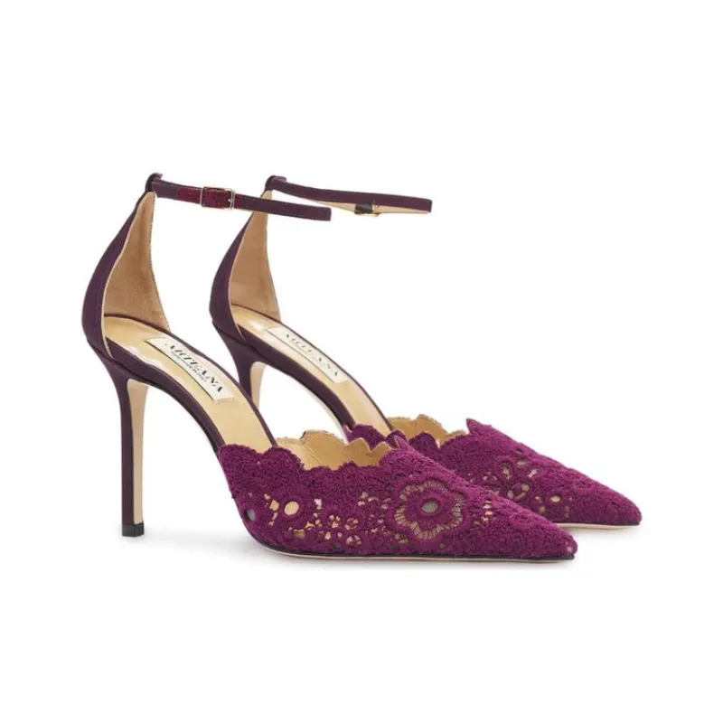 ARTEANA Amalfi D'Orsay 95mm Lace Pumps-1