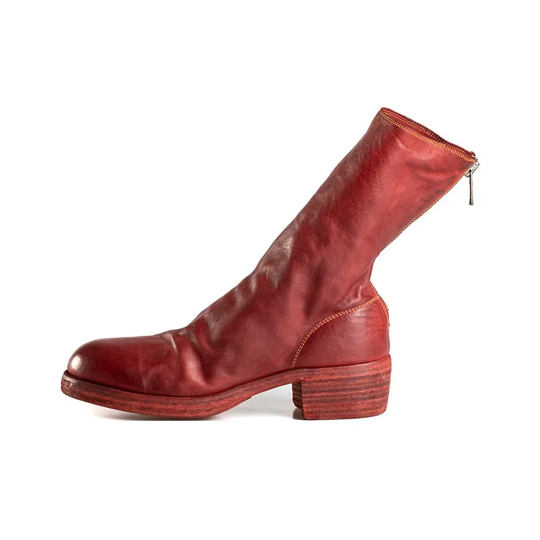 GUIDI 788Z Ankle Boots Women's Bordeaux Red-0