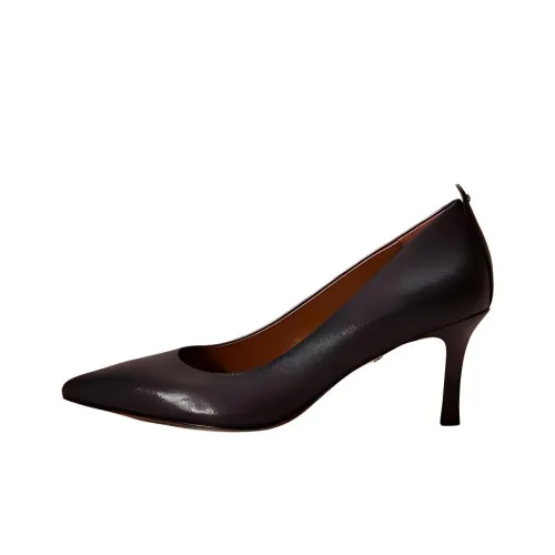 COACH Waverly Slim Heel High Heels 4cm Women's Black