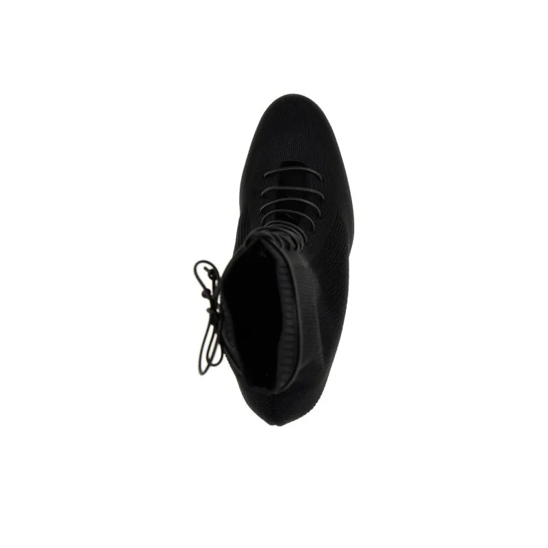 Alevì Love Ribbed-knit Ankle Boots-2