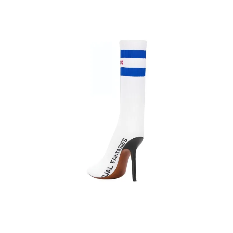 Vetements Ankle Boots Women's White-3
