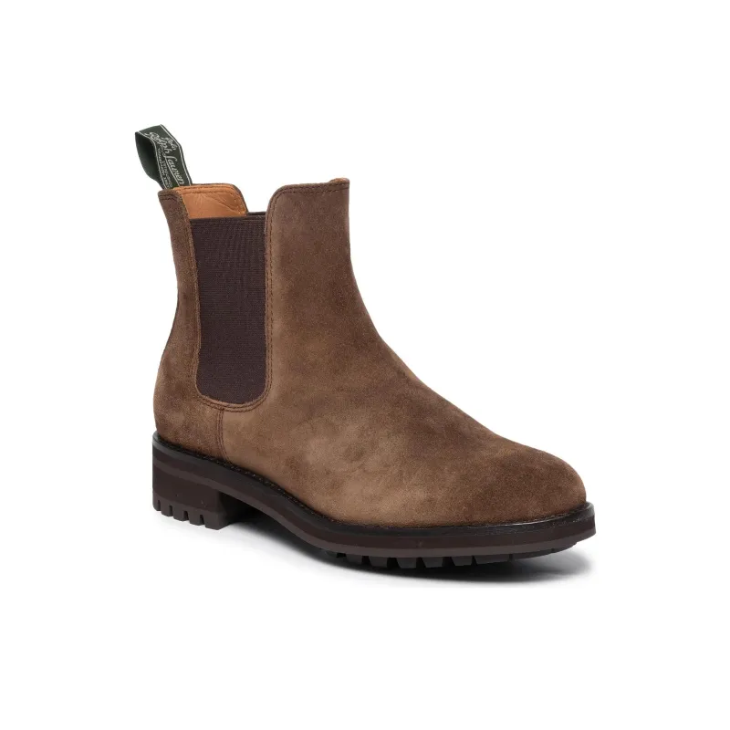 Polo Ralph Lauren Bryson Short Chelsea Boots 4cm Men's Brown-2
