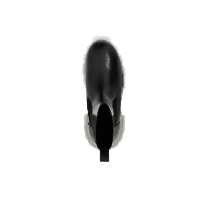 RICK OWENS Beatle Bozo Leather Ankle Boots-2