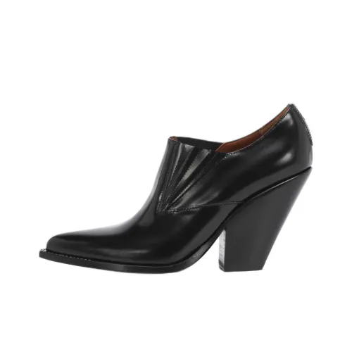 SONORA Boots heeled Chihuahua Chunky Heel High Heels 9cm Women's Black
