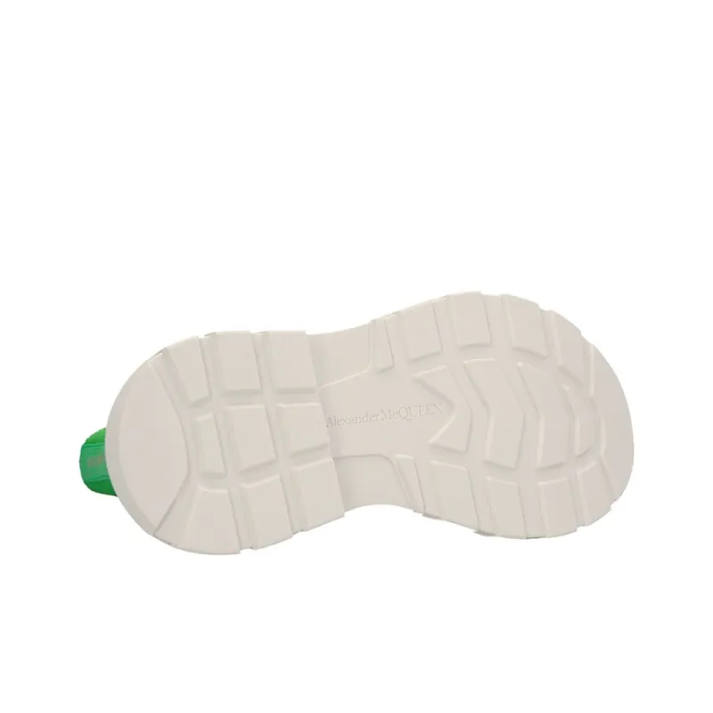 Alexander McQueen Tread Slick Boot Bright Green White Women's-4