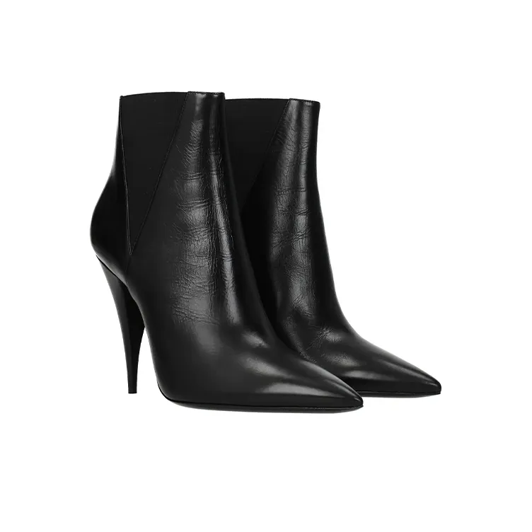 SAINT LAURENT Wyatt Chelsea Boots Women's Black-1