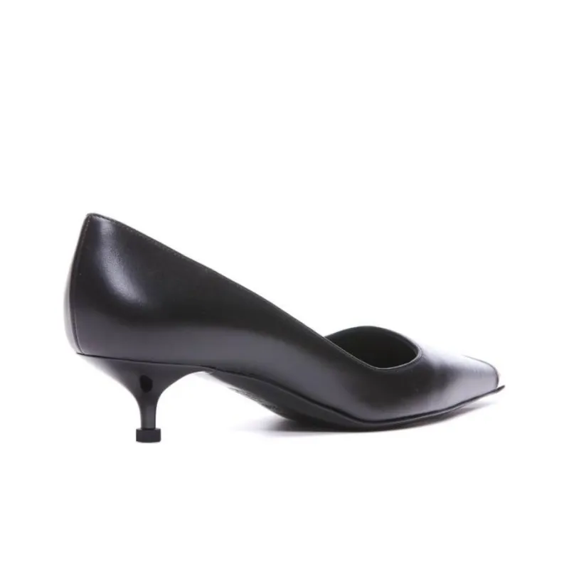 Alexander McQueen Punk Cone Heel High Heels 4cm Women's Black-2