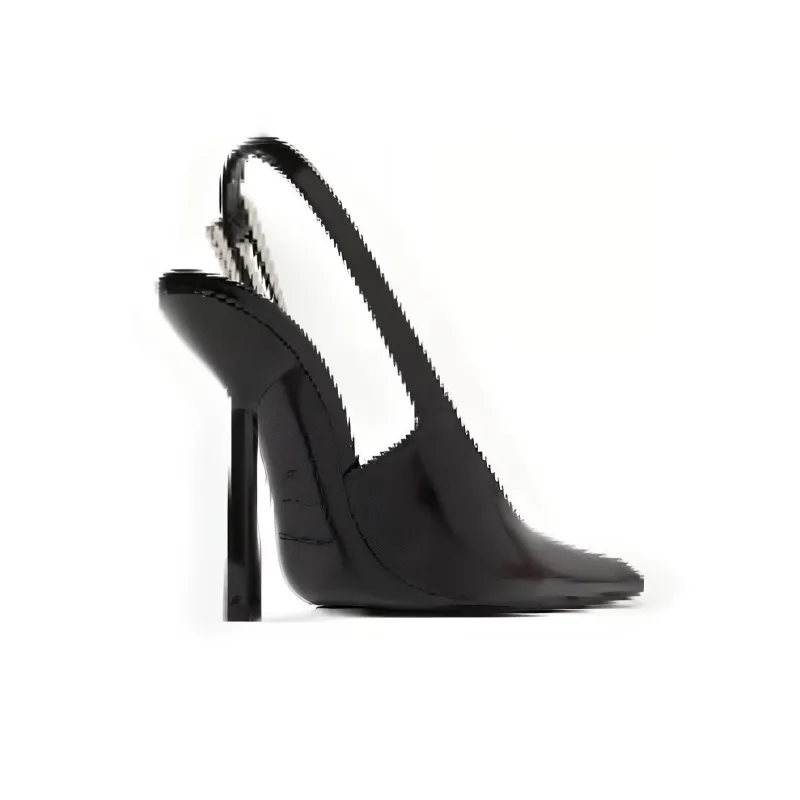 SAINT LAURENT Slim Heel High Heels 11.5cm Women's Black-2