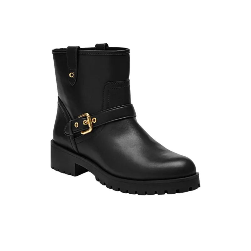 COACH Ankle Boots 6.5cm Women's Black-2