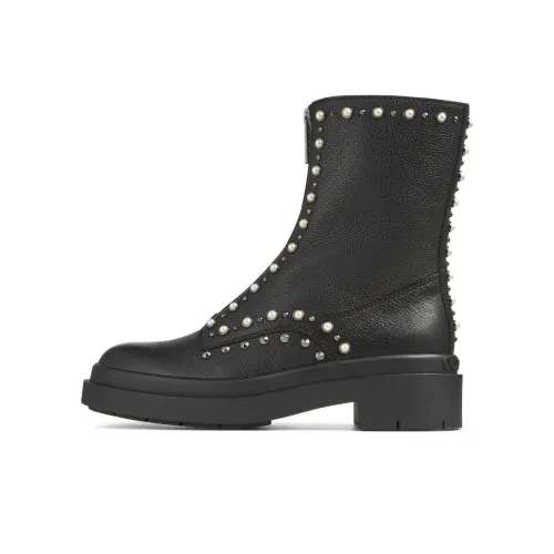 Jimmy Choo Nola Crystal-embellished Leather etnies