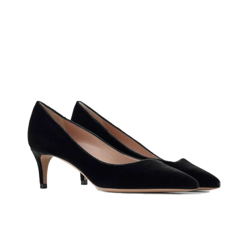 GIORGIO ARMANI Slim Heel High Heels Women's Black-2