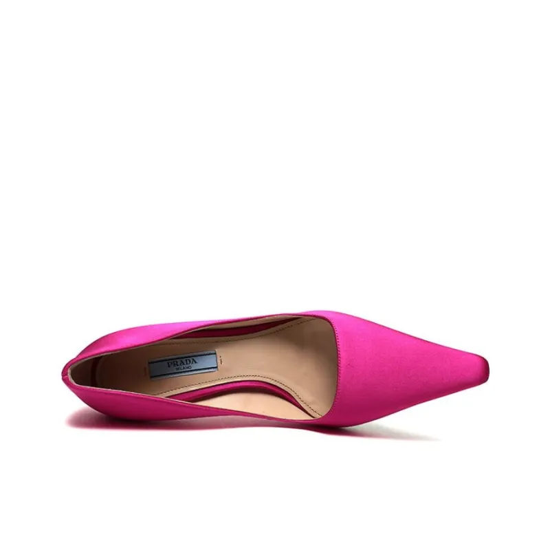 PRADA High Heels Women's Rose Red-4