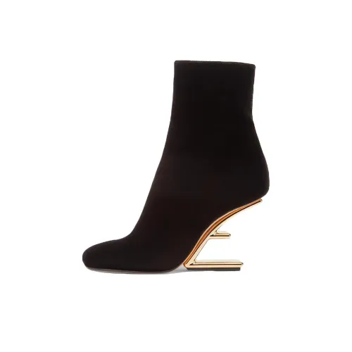 FENDI Fendi First Fashion Ankle Boots Women's Black