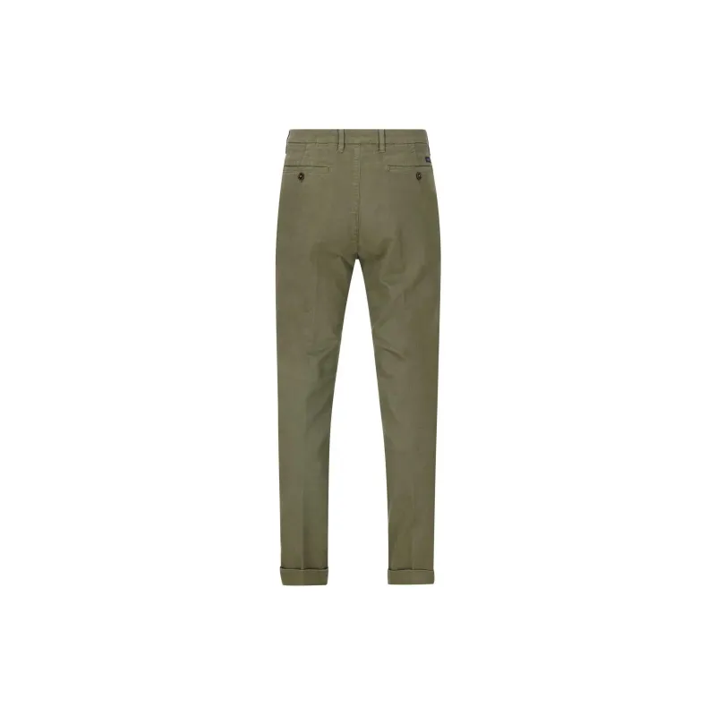 FAY Slim Cut Tailored Trousers-1