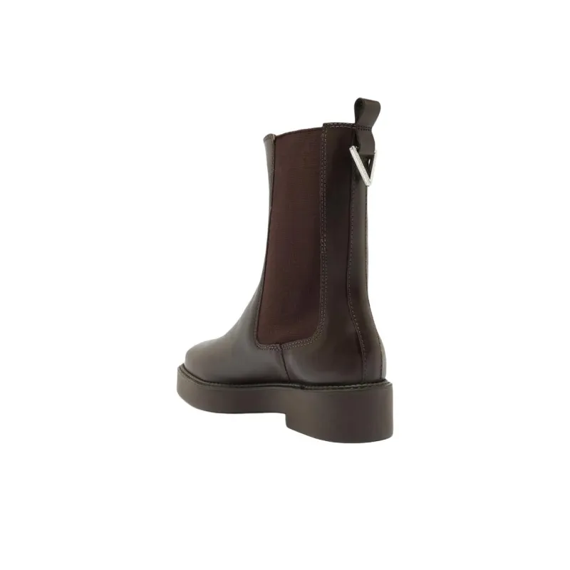 Schutz Short Chelsea Boots 4.3cm Women's Brown-3