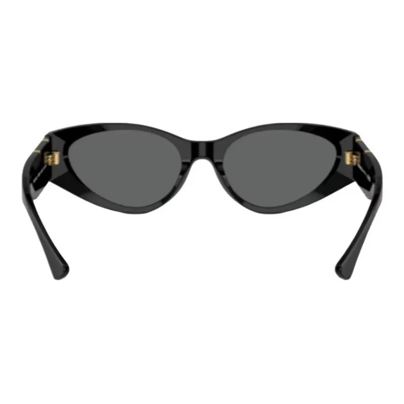 VERSACE Acetate Cat Eye Sunglasses Women's Black-3