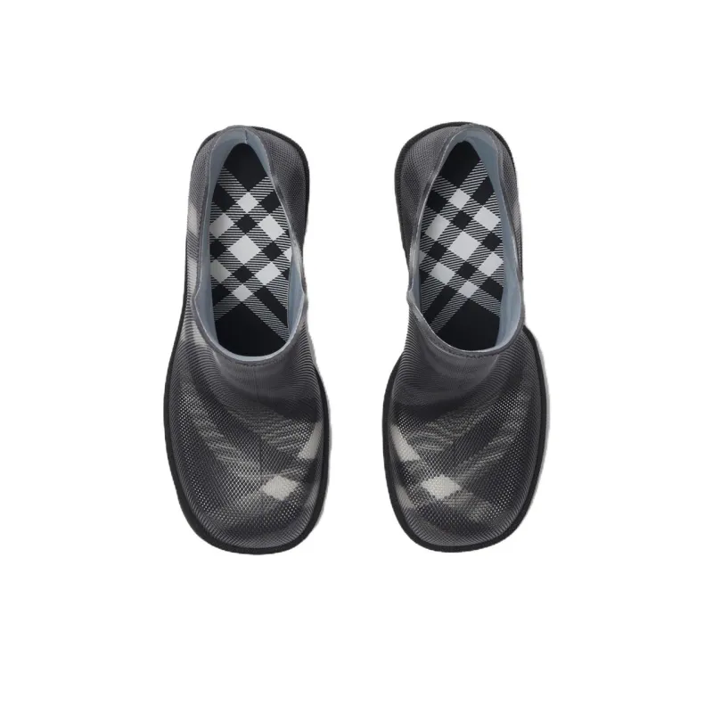 Burberry Marsh Low Checked Boots-1