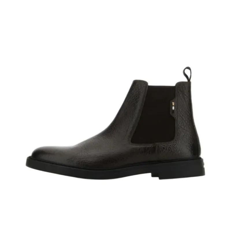 HUGO BOSS Calev Chelsea Boots Men Dark Brown-0