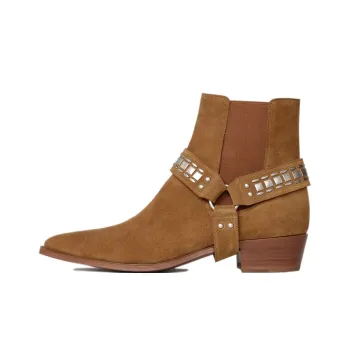 CELINE Ankle Boots Men's Tortoiseshell